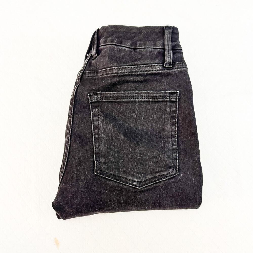 Good American Good Petite Skinny Black Denim Jeans Black 001 Size 0 / 25